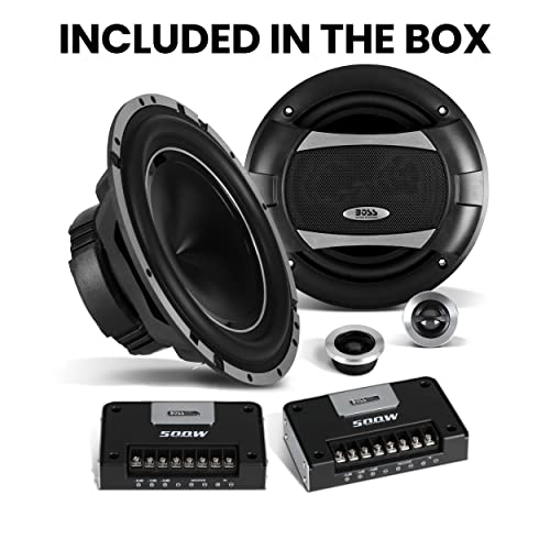 Boss Audio PC65.2C Phantom 500-watt 2 Way Auto 6.5" Component Speaker