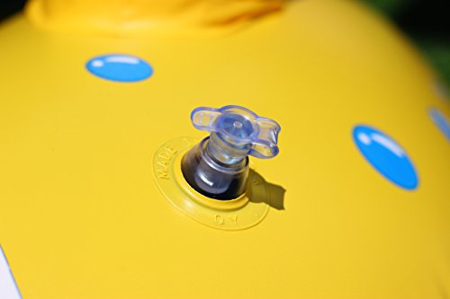 FindUWill Inflatable Baby Float-Pool Swimming Ring with Sun Canopy with Inflator Pump,Waterproof Carry Bag,Duck Toys