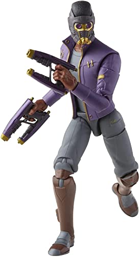 Hasbro Marvel Legends Series - Figura de T'Challa Star-Lord de 15 cm - con diseño Premium, 3 Accesorios y 1 Pieza de Figura para armar