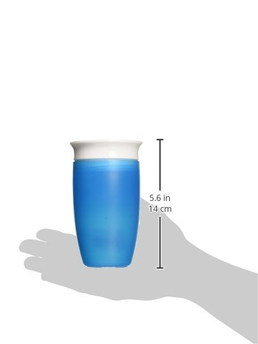 Munchkin Miracle 360 Vaso para niños, verde/azul, 295 ml, 2 unidades