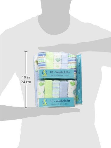 Spasilk 23-Piece Essential Baby Bath Gift Set, Pink