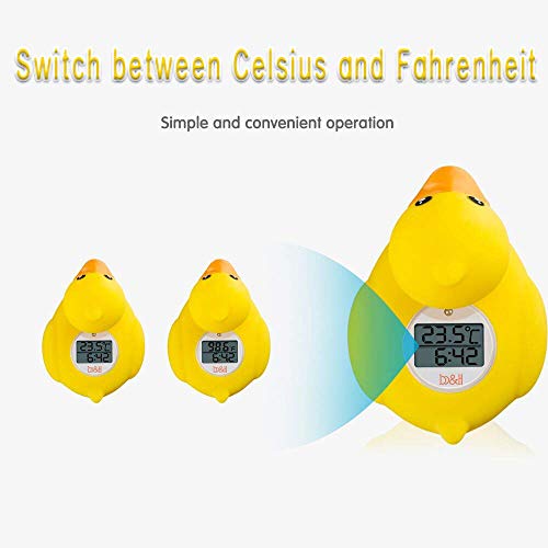 b&h Baby Thermometer, the Infant Baby Bath Floating Toy Safety Temperature Thermometer (Duck) (Duck)