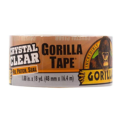 Gorilla Glue 6060002 1.88x18YD CLR or Clear or Cleaner Gori Tape - Quantity 1