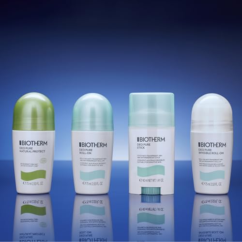 Biotherm Deo Pure Invisible Antiperspirant Roll-On, 2.53 Ounce