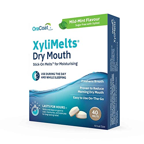 Xylimelts XyliMelts para boca seca, menta suave, 60 discos(s)