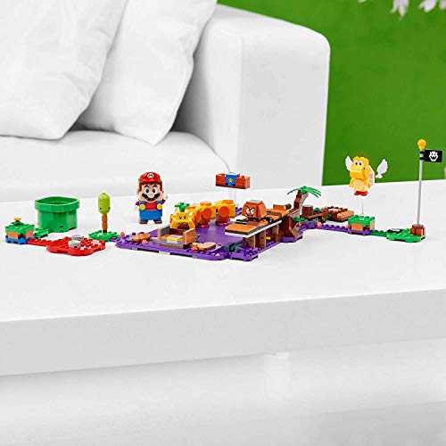 LEGO Kit de construcción Super Mario™ 71383 Set de Expansión: Pantano venenoso de la Floruga (374 Piezas)