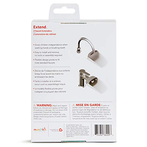 Munchkin Juego de 2 extensores de llave, color gris (paquete de 1)