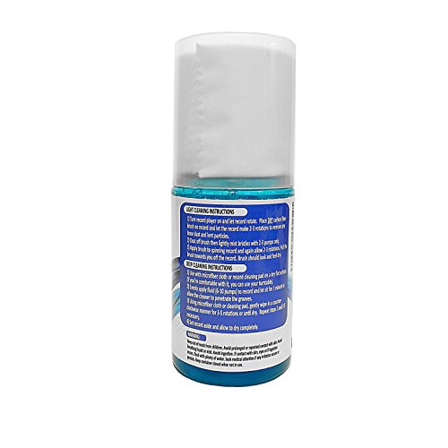 Limpiador de discos de vinilo puro por Collector Protector botella de spray de 207 ml