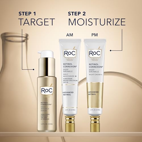 RoC Retinol Correxion Deep Wrinkle Night Cream, 1 Ounce
