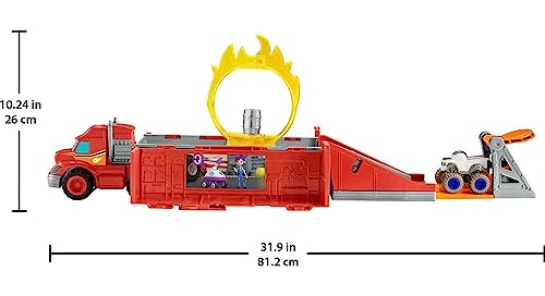 Fisher-Price Blaze, Camión de Acrobacias, Juguete para bebés para niños de 3 años en adelante