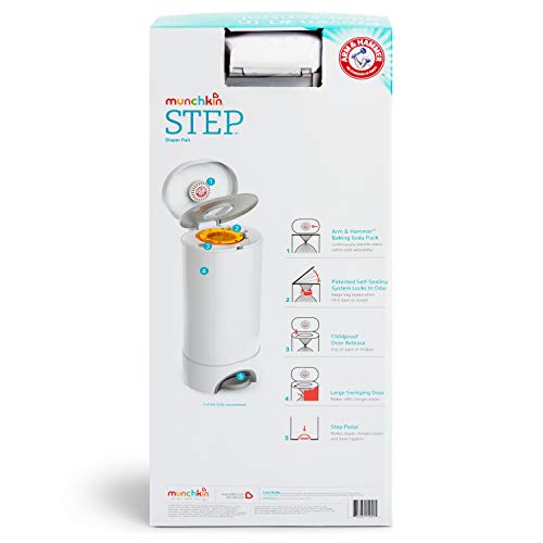 Munchkin Step Diaper Pail Powered by Arm & Hammer
