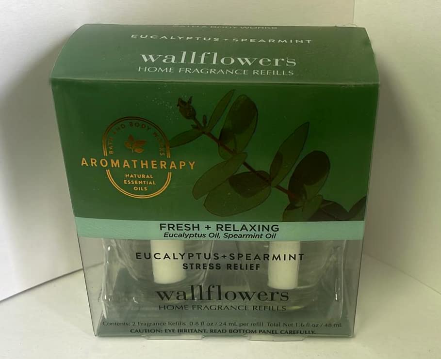 Bath & Body Works Aromaterapia Eucalipto Spearmint Alivio del estrés Wallflowers
