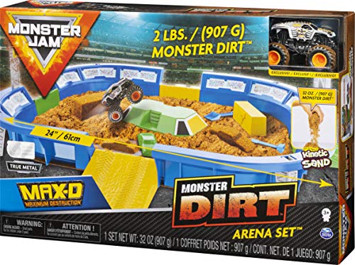 Monster Jam Set de Juego Monster Dirt, Arena de Playa