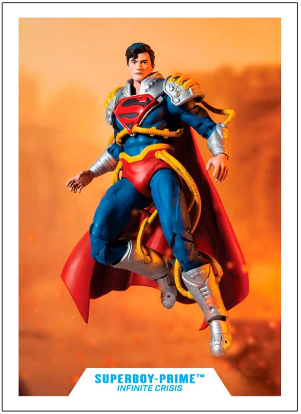 McFarlane Toys DC Multiverse Superboy-Prime (Infinite Crisis) Figura de acción de 7 Pulgadas con Accesorios