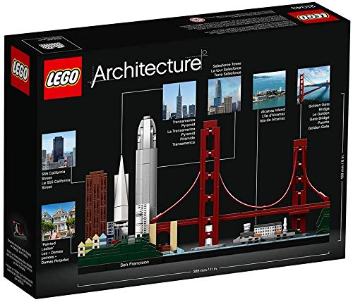 Kit de construcción Lego Architecture Skyline Collection (565 Elementos): San Francisco (21043)