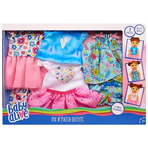 Baby Alive Mix N' Match - Conjunto de Ropa para bebé (1 Unidad)