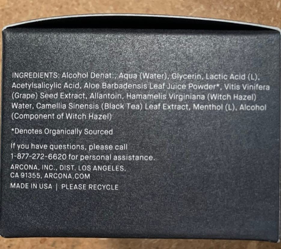 ARCONA Clarity Aftershave Pads