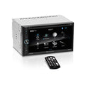 BOSS Audio Systems BV9695B - Sistema estéreo de audio para coche, doble DIN de 6.95 pulgadas, visualización táctil, audio Bluetooth y unidad principal de llamadas, reproductor de CD, enlace A (espejo de visualización), receptor de radio AM/FM, para amplif