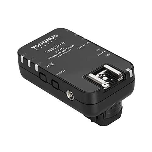YONGNUO Wireless TTL Flash Trigger YN622N II with High-speed Sync HSS 1/8000s for Nikon Camera