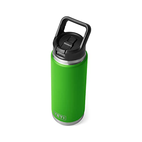 YETI Rambler 26 oz Bottle, Vacuum Insulated, Stainless Steel with Straw Cap