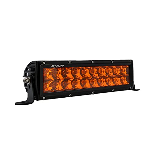 RIGID INDUSTRIES 110223-E-Series - Haz de punto de 10 pulgadas con lente ámbar PRO