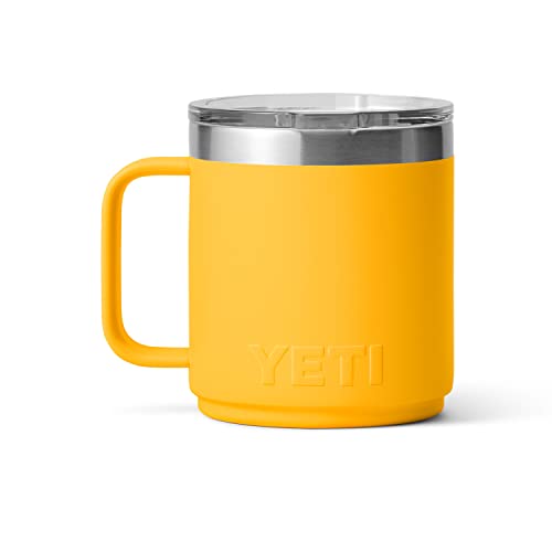 YETI Rambler Taza apilable de 10 onzas, aislada al vacío, acero inoxidable con tapa MagSlider