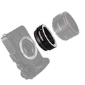 YONGNUO EF-EOS M II Lens Mount Adapter Ring, Auto Focus Adjustable Aperture, Control Converter Ring for Canon EF/EF-S Lens to Canon EOS-M (EF-M Mount)