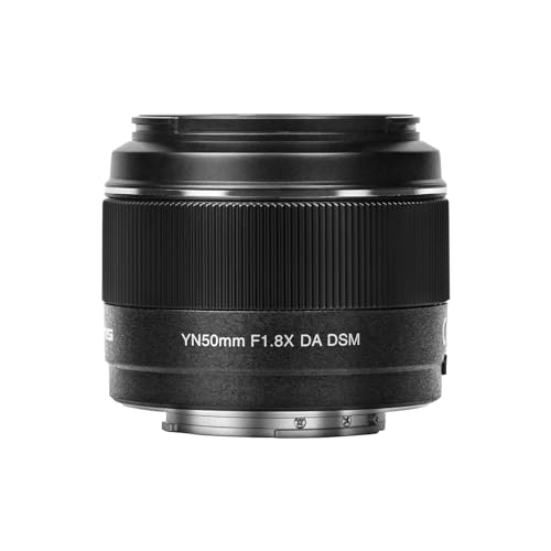 Yongnuo YN50mm F1.8X Lente de Gran Angular Prime para Fujifilmt, Lente de Marco APS-C de Gran Apertura, Enfoque automático