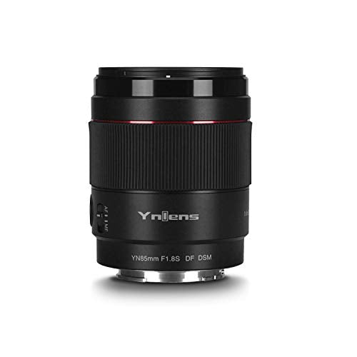 YONGNUO YN85mm F1.8S E Lente de montaje para Sony, F1.8 Lente de enfoque automático de apertura grande, lente de fotograma completo de 85 mm, lente de retrato medio, para cámara de montaje en E A7III