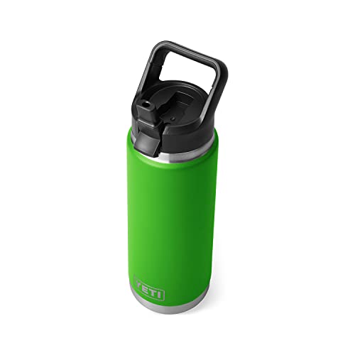 YETI Rambler 26 oz Bottle, Vacuum Insulated, Stainless Steel with Straw Cap