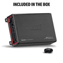 Boss Audio Systems Elite BE2000.1D - Amplificador de Coche Clase D - 2000 de Alta Salida, 1 Ohm Estable, Digital, monobloque, Fuente de alimentación Mosfet, Ideal para subwoofers