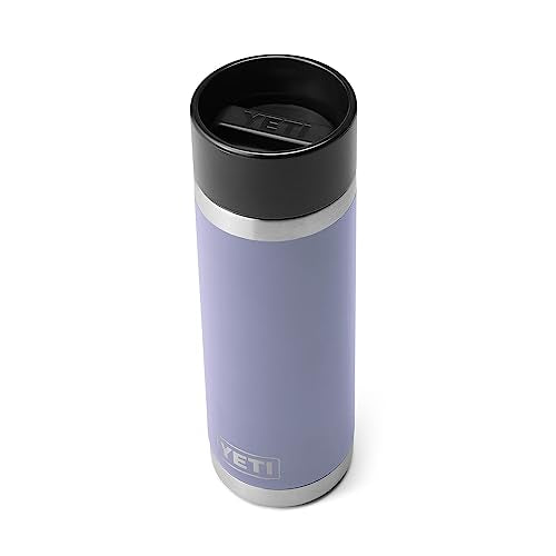 YETI Rambler - Botella de 18 onzas, acero inoxidable, aislada al aspiradora, con tapa caliente