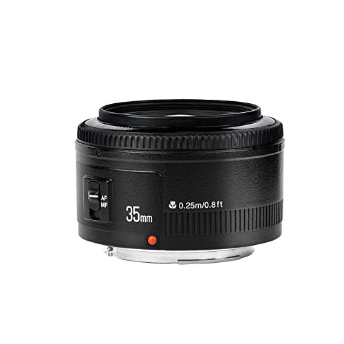YONGNUO YN35mm F2 Lente 1: 2 AF / MF Lente Gran Angular de Ángulo Grano Fijo / Fijo Para Canon EF Mount EOS Camera