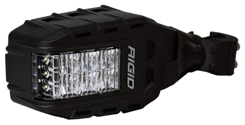 RIGID INDUSTRIES- Luz LED reflectante, espejo de vista lateral, luz LED de señal de giro ámbar, accesorios de montaje incluidos, compatible con IP69K, cumple con RoHS, fácil de instalar, accesorios todoterreno (pares, 64011)