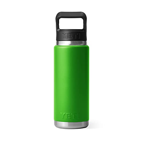 YETI Rambler 26 oz Bottle, Vacuum Insulated, Stainless Steel with Straw Cap