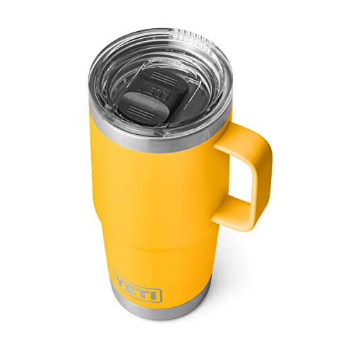 YETI Rambler - Taza de viaje de 20 onzas, acero inoxidable, aislada al aspiradora con tapa fuerte