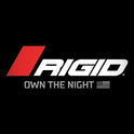 Rigid Industries - Luz de baja potencia serie A, luz LED blanca, luz todoterreno, luz LED accesoria, luz universal todoterreno (luz única, 480033)