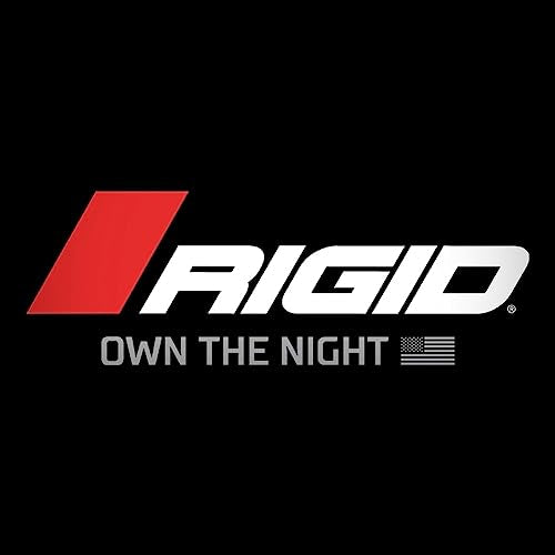 Rigid Industries - Luz de baja potencia serie A, luz LED blanca, luz todoterreno, luz LED accesoria, luz universal todoterreno (luz única, 480033)