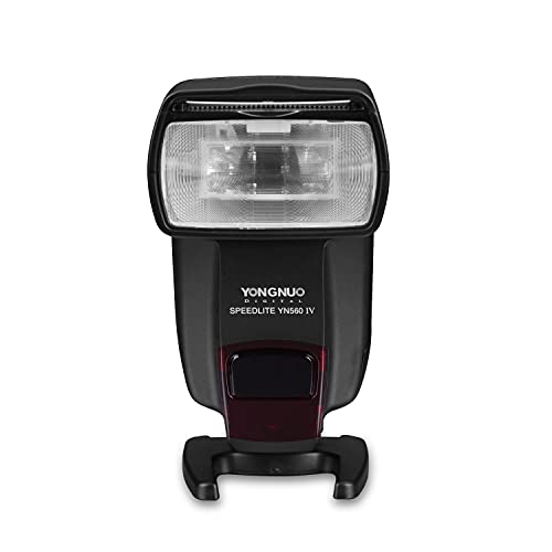 YONGNUO YN560IV YN560 IV YN-560 IV Flash inalámbrico Speedlite, GN58 Manaul Multi Master + Flash esclavo, sistema de disparo integrado, visualización LCD negativa