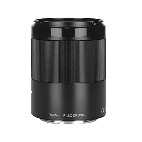 Yongnuo YN85MM F1.8Z DF DSM, lente de enfoque automático de fotograma completo, lente de teleobjetivo prime, para cámaras Nikon Z, sin espejo, color negro