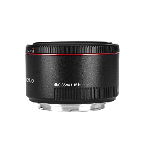 Yongnuo YN50MM F1.8 II AF/MF 0.35M Focus Distance Standard Prime Lens Black for Canon DSLR Camera