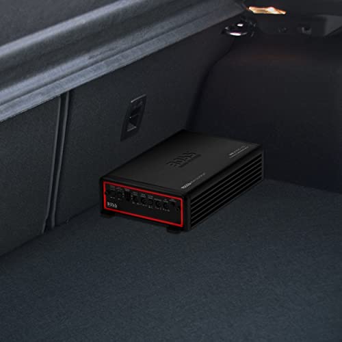 Boss Audio Systems Elite BE2000.1D - Amplificador de Coche Clase D - 2000 de Alta Salida, 1 Ohm Estable, Digital, monobloque, Fuente de alimentación Mosfet, Ideal para subwoofers