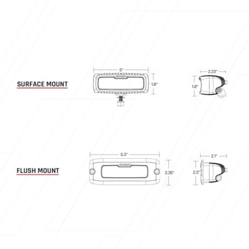 Rigid Industries - Arnés de Alambre, Compatible con Kits de Respaldo de la Serie SR-M y SR-Q