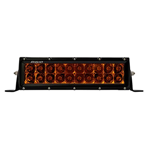 RIGID INDUSTRIES 110223-E-Series - Haz de punto de 10 pulgadas con lente ámbar PRO