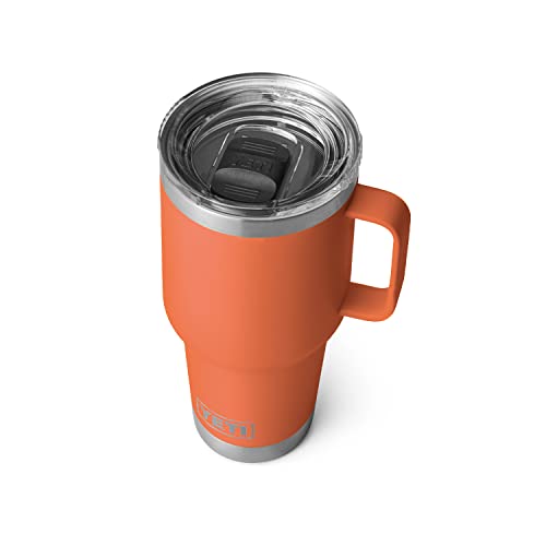 YETI Rambler - Taza de viaje de 30 onzas, acero inoxidable, aislada al aspiradora con tapa fuerte
