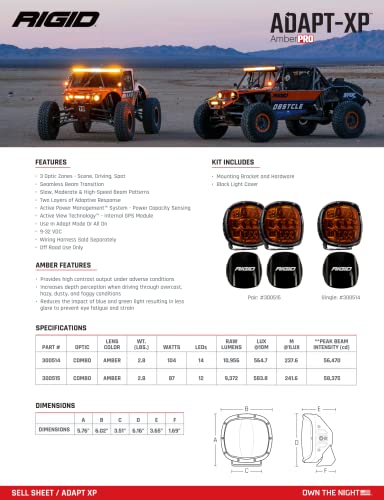 RIGID INDUSTRIES 300515-Adapt-XP-with-Amber-PRO-Lens-Pair-02