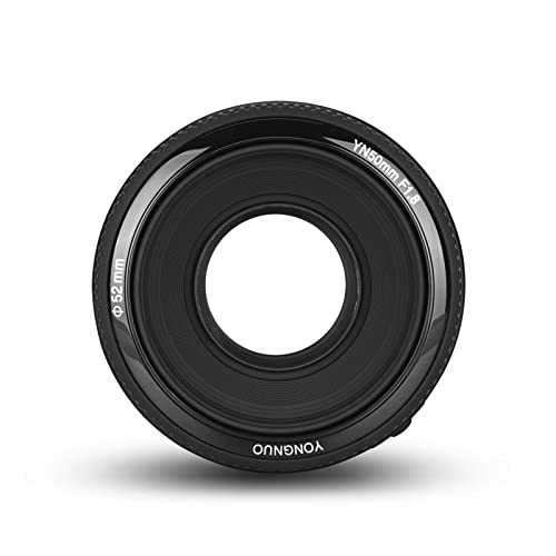 Yongnuo yn50 mm f1.8 lente gran apertura Auto Focus lente para cámara Canon EF Monte EOS