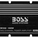 Boss Audio CE102 Watt, Chaos Epic, 2 Canales, 4 Ohm Clase Estable A/B, Rango Completo, Amplificador MOSFET para Coche