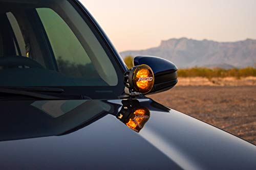 Rigid Industries – Kit de Luces A-Pilar, Compatible con el 4Runner 2010-2020 – Incluye Luces de transmisión de la Serie 4 en 360