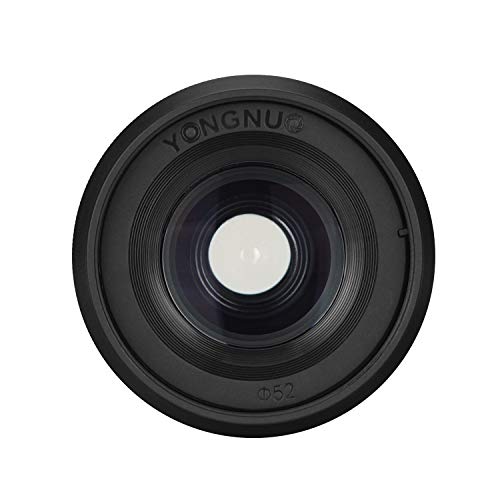 Yongnuo YN25mm F1.7M Lente Prime estándar de enfoque automático, micro sin espejo, cuatro tercios, compatible con cámaras Olympus y Panasonic, color negro
